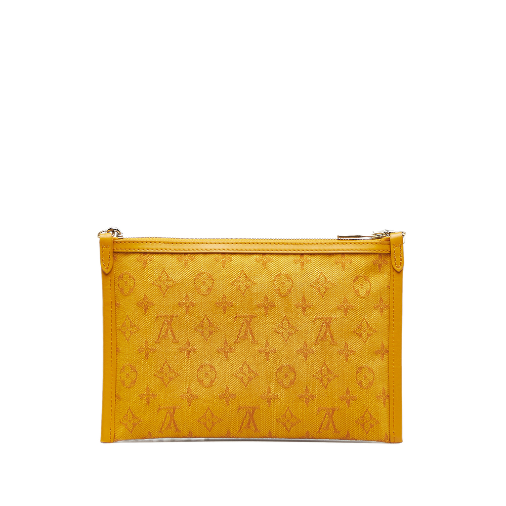 Pre-Loved Louis Vuitton Monogram Antartica Double Flat Messenger - Picture 3 of 11